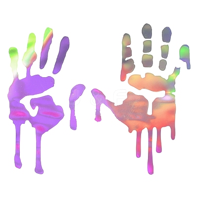Car Decals- 1 Pcs Hand Car Hood Sticker ST-F711-1-1
