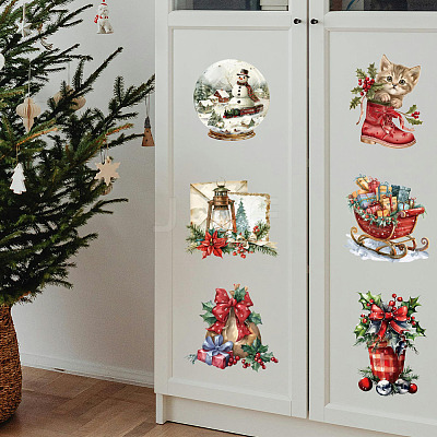 3 Sheets 3 Styles PVC Waterproof Decorative Stickers DIY-WH0404-182-1