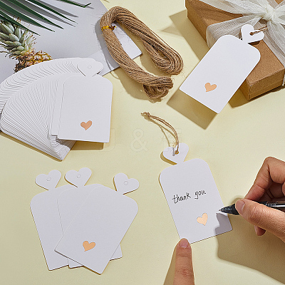 200Pcs Paper Gift Tags CDIS-BC0001-08-1