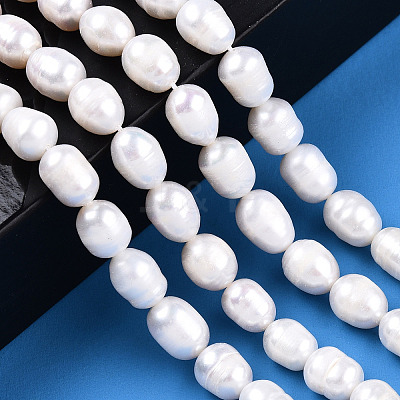 Natural Cultured Freshwater Pearl Beads Strands PEAR-N012-07Q-1