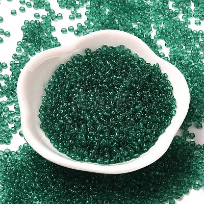 Transparent Colours Glass Round Seed Beads SEED-B001-06A-09-1
