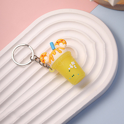 Milk Tea PVC Bag Keychain PW-WG2786B-04-1