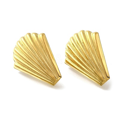 304 Stainless Steel Stud Earring Findings LS-STAS-B087-08A-G-1