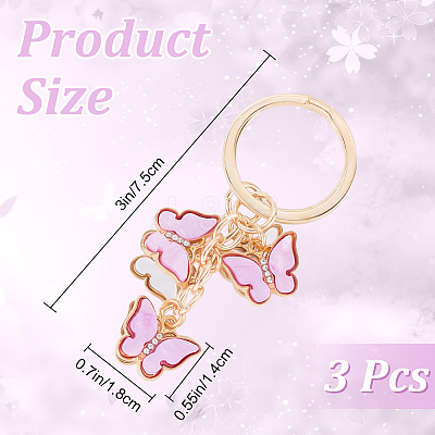 Zinc Alloy Keychain KEYC-WH20004-08B-1