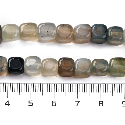 Natural Dragon Veins Agate Beads Strands G-G177-E06-01-1
