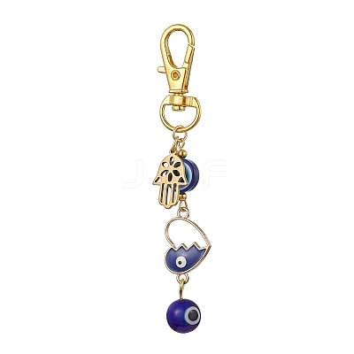 Alloy Enamel Pendant Decorations HJEW-JM01677-03-1