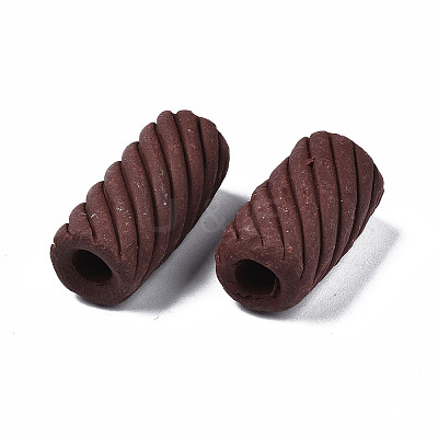 Handmade Porcelain European Beads PORC-T006-44A-1