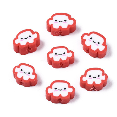 Handmade Polymer Clay Beads X-CLAY-N008-033D-1