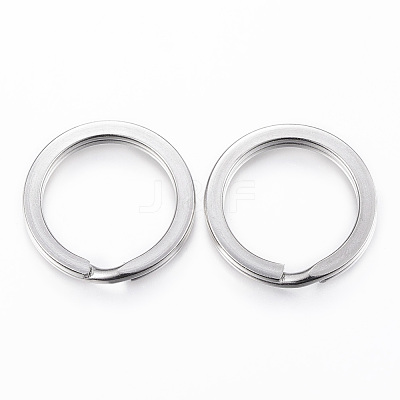 Tarnish Resistant 304 Stainless Steel Split Key Rings STAS-P177-1.8x30mm-P-1