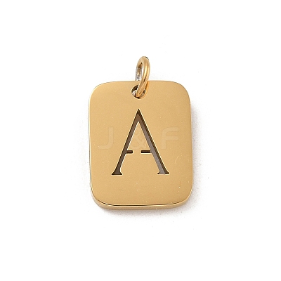 304 Stainless Steel Charms STAS-R001-01G-A-1