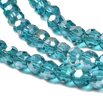 Transparent Glass Beads EGLA-A035-T4mm-B12-1