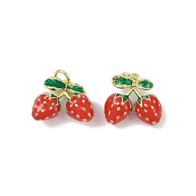 Brass Enamel Pendants X-KK-H072-18G-14-1