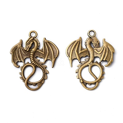 Tibetan Style Alloy Pendants TIBE-Q050-64AB-LF-1