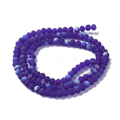 Transparent Glass Beads Strands X1-EGLA-A034-T4mm-MB06-1