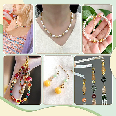 120Pcs 10 Styles Rack Plating Alloy Bead FIND-PH0038-12-1