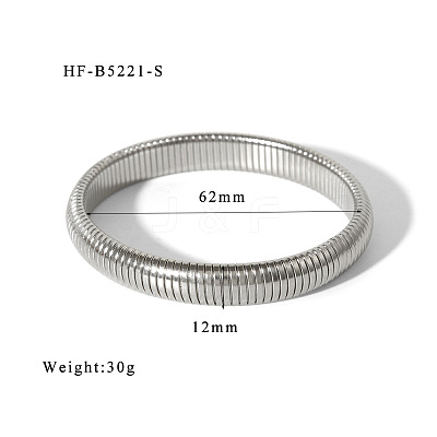 304 Stainless Steel Stretch Bangles FS-WG92846-04-1