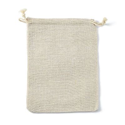 Cotton Packing Pouches Drawstring Bags ABAG-R011-13x18-1