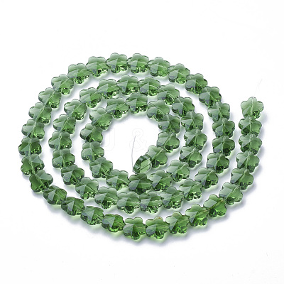 Transparent Glass Beads GLAA-Q066-10mm-C06-1