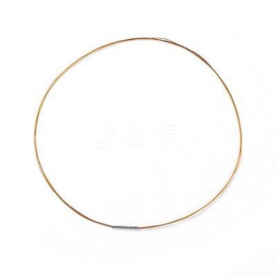 Steel Wire Necklace Making MAK-I011-08-1