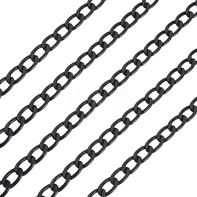Oval Oxidation Aluminum Curb Chains CHA-TAC0004-01EB-1