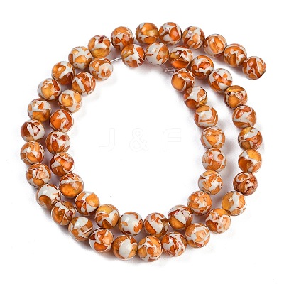 Sythetic Amber Beads Strands G-M199-02G-1