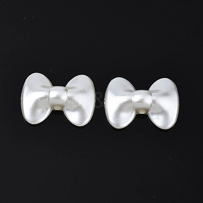 ABS Plastic Imitation Pearl Beads X-OACR-Q182-09-1