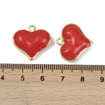 Brass Enamel Pendants KK-I358-002G-B01-1