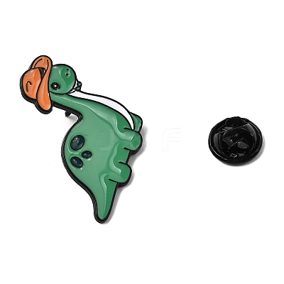 Dinosaur with Hat Enamel Pins LS-JEWB-D310-08EB-01-1