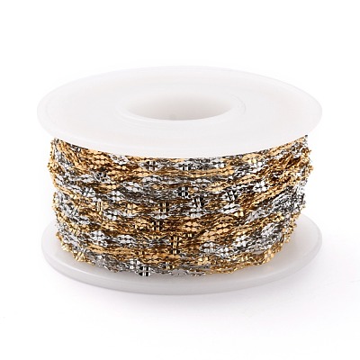 Two-Tone 304 Stainless Steel Dapped Chains CHS-B001-02-1