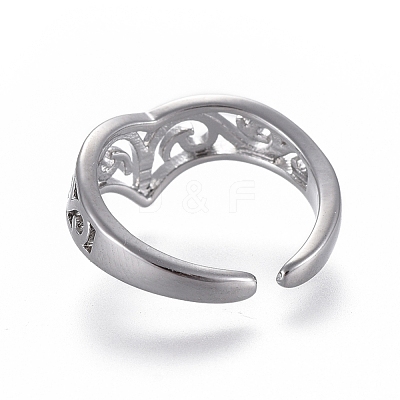 Adjustable Brass Toe Rings RJEW-EE0002-10P-1