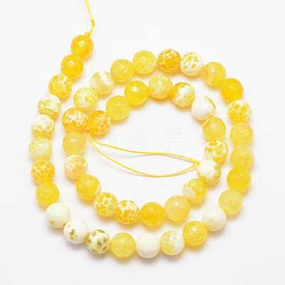 Natural Fire Crackle Agate Bead Strands X-G-K166-07F-6mm-07-1