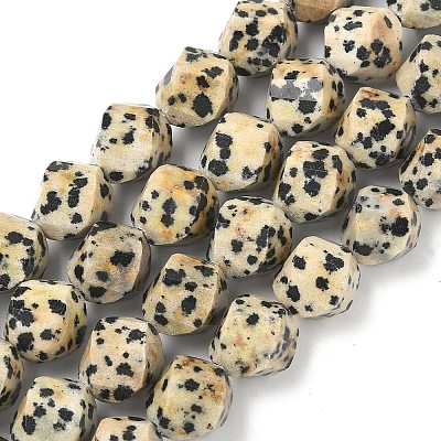 Natural Dalmatian Jasper Beads Strands G-C267-B21-1