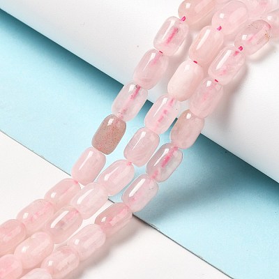 Natural Madagascar Rose Quartz Beads Strands G-G980-13-1