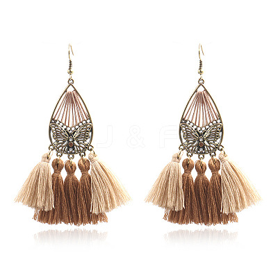 Alloy Dangle Chandelier Earrings EJEW-F238-13-1
