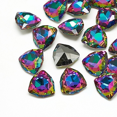 DIY Pointed Back K9 Glass Rhinestone Cabochons RGLA-T071-12mm-006-1