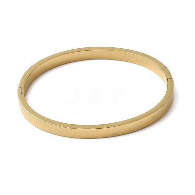 201 Stainless Steel Plain Bangles BJEW-Z151-03G-02-1