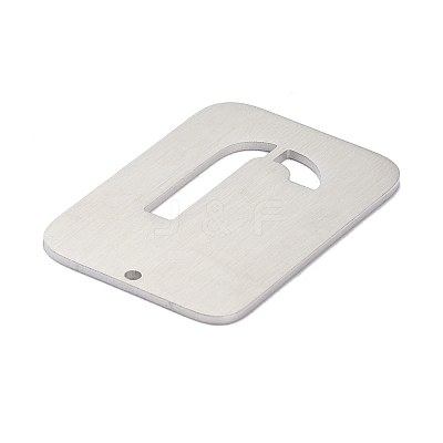 Non-Tarnish 304 Stainless Steel Pendants STAS-K216-49J-P-1
