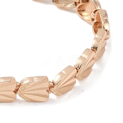 Brass Link Chain Bracelets for Women Men BJEW-P324-01B-KCG-1