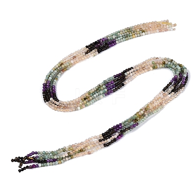 Natural Mixed Gemstone Beads Strands G-D080-A01-03-08-1
