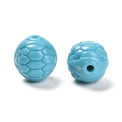 Opaque Acrylic Beads OACR-G037-01C-1