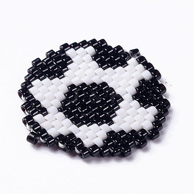 Handmade Loom Pattern MIYUKI Seed Beads PALLOY-MZ00066-01-1