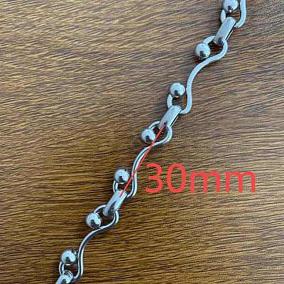 304 Stainless Steel Link Chains CHS-H025-23P-1