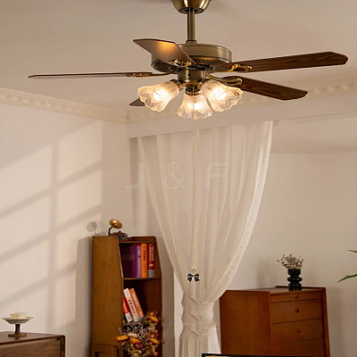 5Pcs Alloy Enamel Charms Ceiling Fan Pull Chain Extenders HJEW-LP00064-1