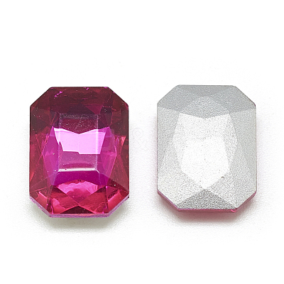 Pointed Back Glass Rhinestone Cabochons RGLA-T079-6x8mm-09-1