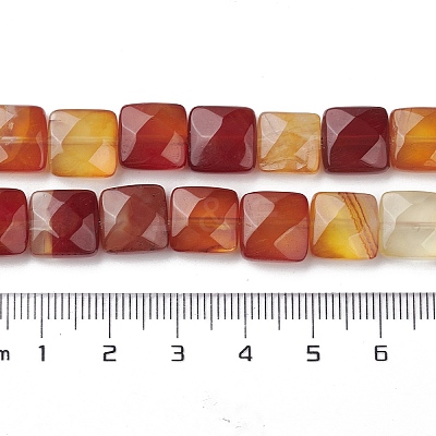 Natural Red Agate Beads Strands G-K359-B11-01-1
