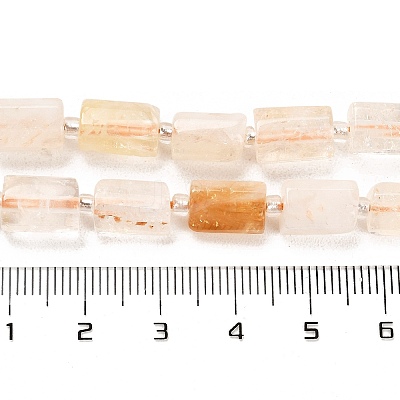 Heated Natural Citrine Beads Strands G-G068-A20-01-1