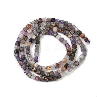 Natural Purple Fluorite Beads Strands G-RM2025-D51-3x3mm-1