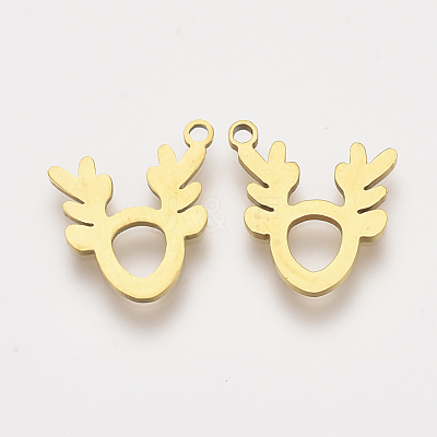 201 Stainless Steel Charms STAS-S110-062G-1