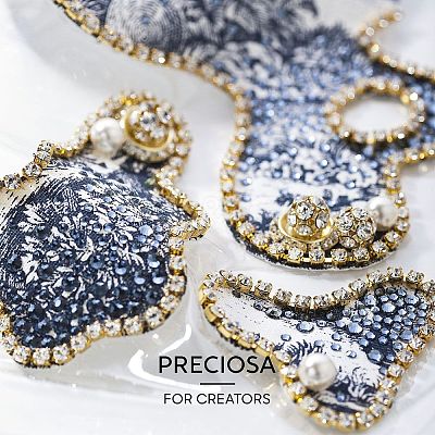Preciosa® MAXIMA Crystal Round Stones Y-PRC-RBSS6-20050-1
