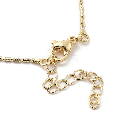 Brass Pendant Necklaces NJEW-S385-05B-G-1